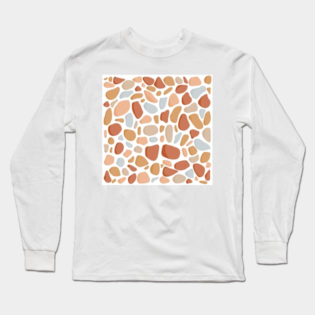 Texture Wal[paper Long Sleeve T-Shirt by Hashop